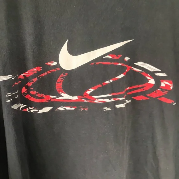 Y2k nike basketball galaxy jordan bulls themed shirt nba swoosh tee size 2XL XXL - Picture 10 of 11